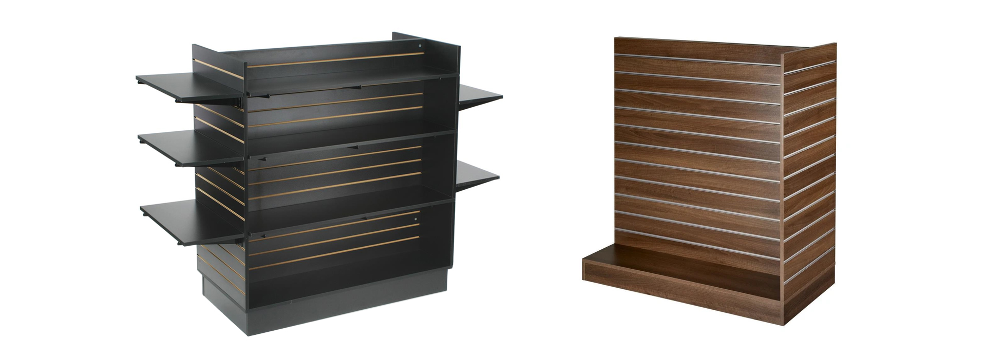 Slat wall displays